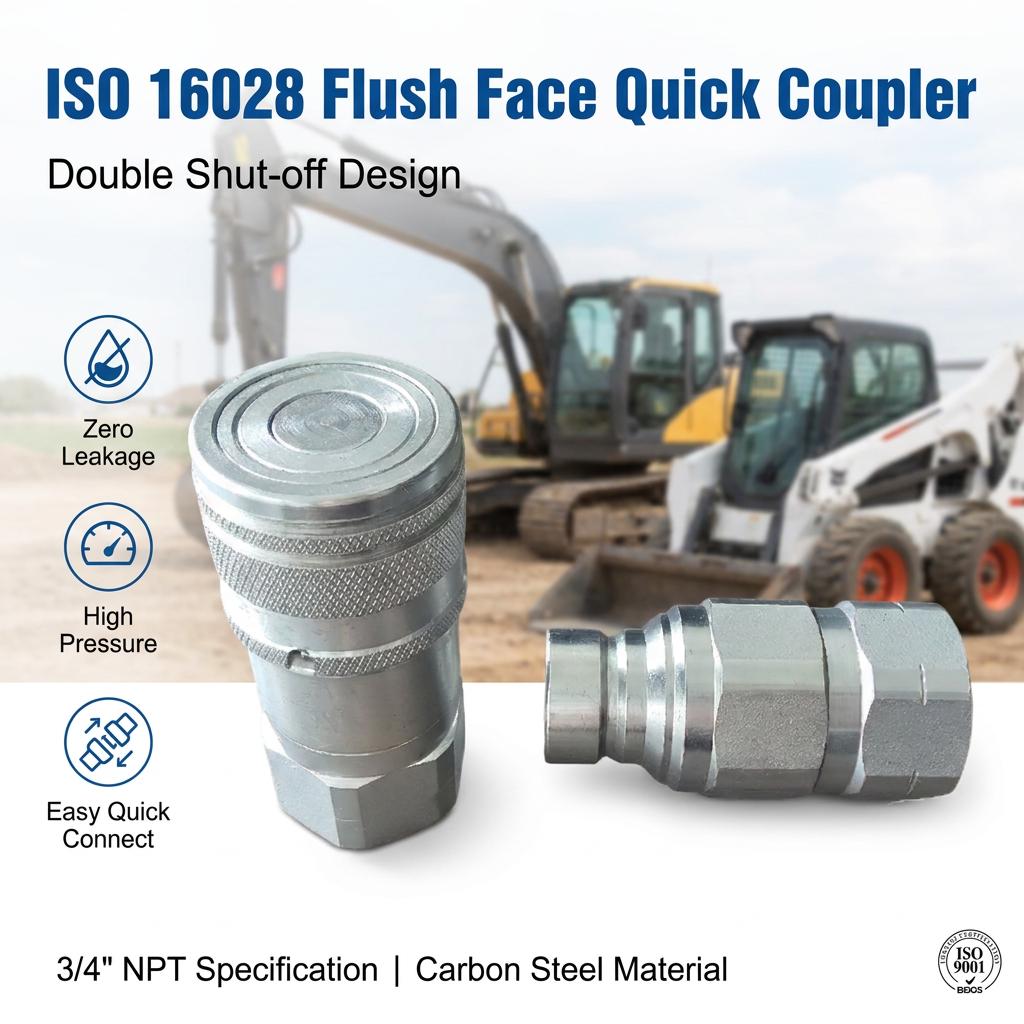NAIWO Flush Face 3/4  NPT Double