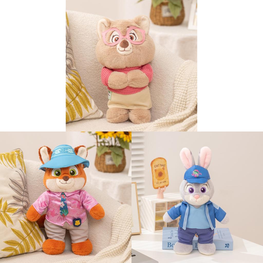Zootopia Nick Plush Toy Cartoon Figurine Kids Gift With Pp Cotton Filling