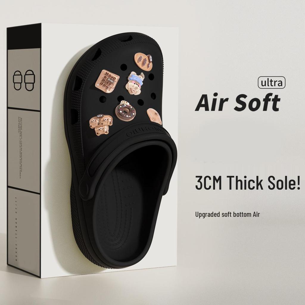 EVA rutschfeste Strandclogs Hausschuhe für Damen und Herren - Sommer Outdoor Schuhe mit dicker Sohle