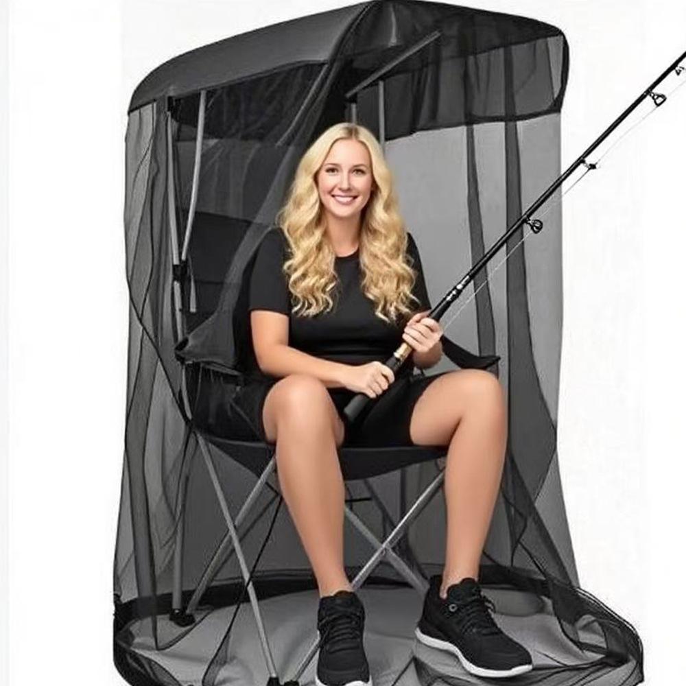 Customized Sunshade Folding Beach/Fishing Chair with Mosquito Net (Net Only)