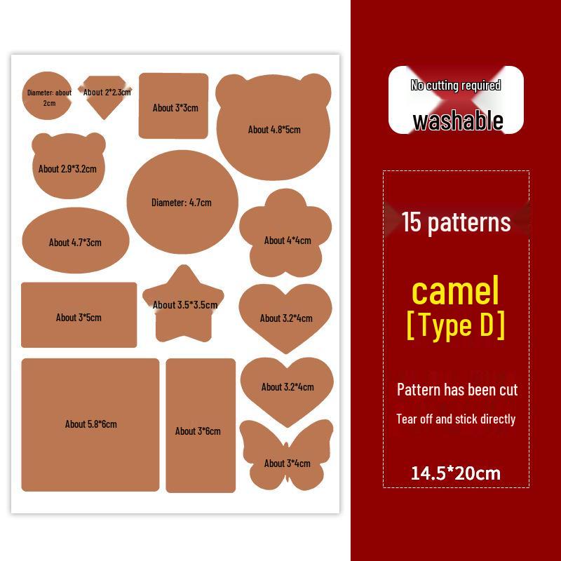 16-Color Self-Adhesive Seamless Repair Patch for Clothes and Jackets