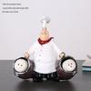 European Chef Figurine Decoration for Home, Cafe, or Cake Shop