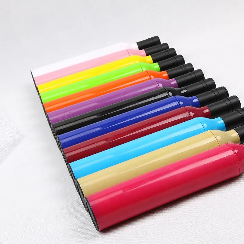 Creative Bottle Umbrella Multi Function Dual Purpose Silver Colloid Umbrellas Fashion Plastic Wine Bottles Sunshade Carry Convenient Ya700