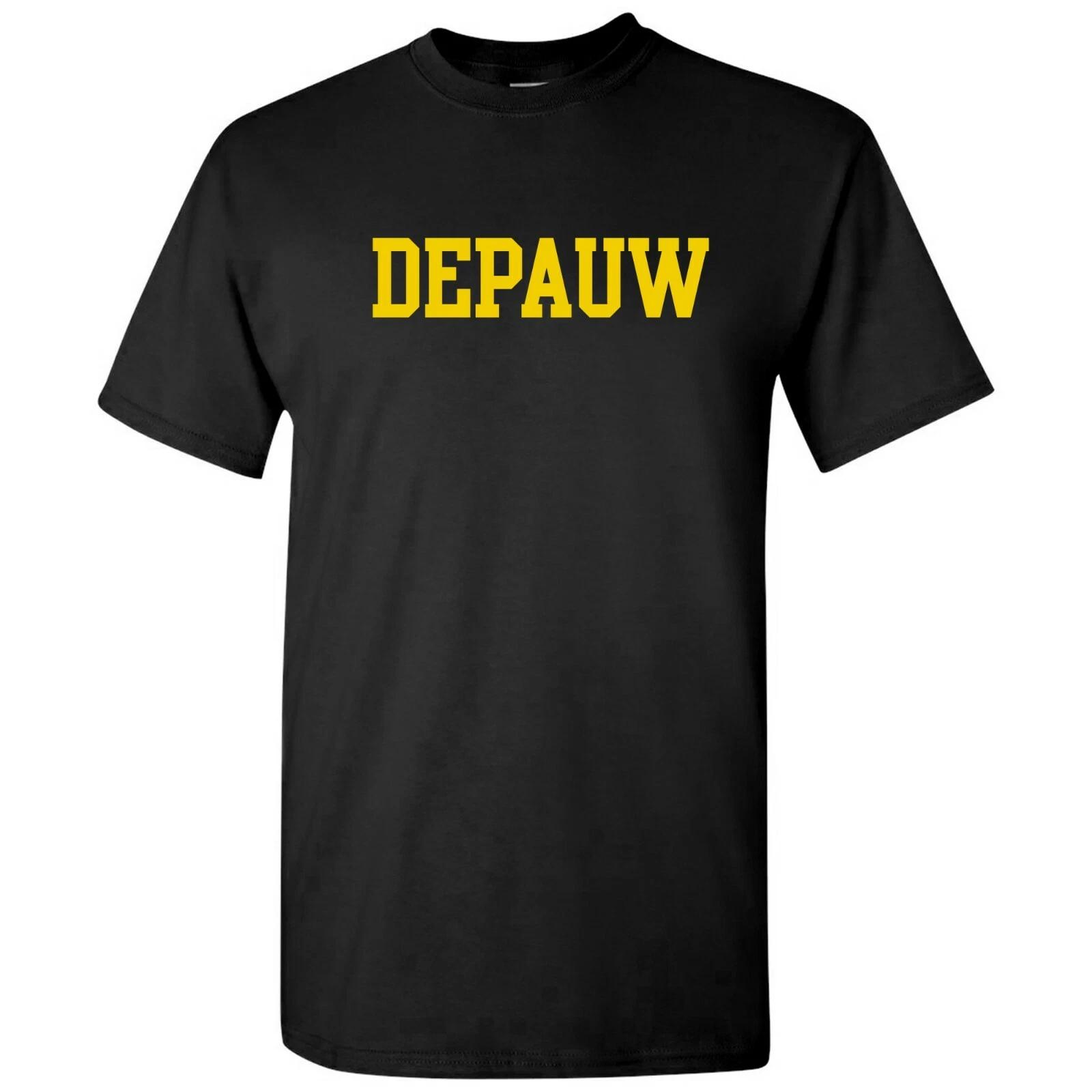 Depauw Tigers Basic Block T-Shirt - Black S