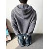 Men's Retro Chunky Knit Cardigan: Versatile Japanese Jacquard Sweater with Big Pockets.