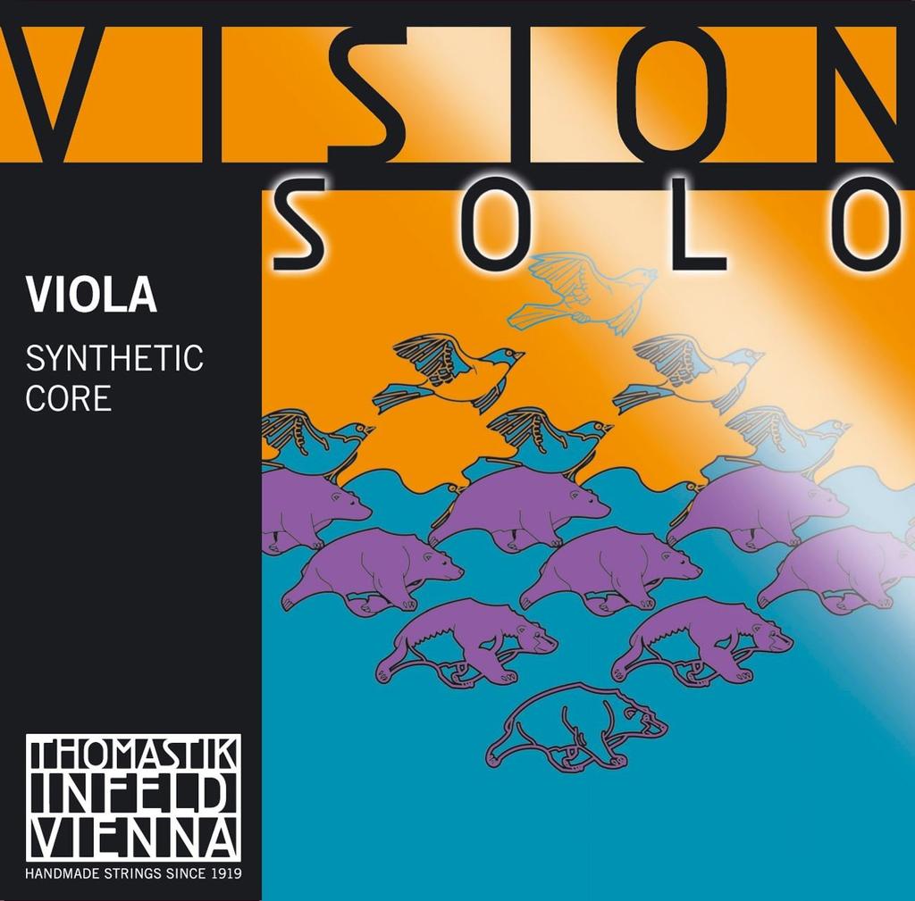Thomastik Infeld Vision Solo Viola String Set Full Size Medium Gauge - -