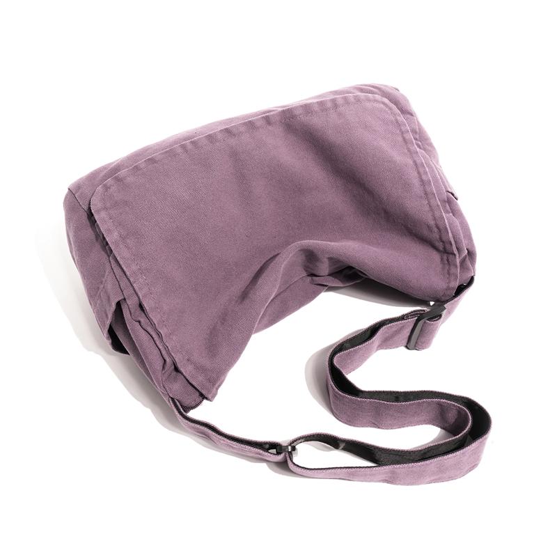 Canvas Bag Unisex Crossbody Bag Student Class Shoulder Messenger Bag