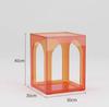 Nordic Acrylic Table Coffee Tables Bedside Cupboard Sofa Side Table Storage Side Cabinet Transparent Lattice Gifts Furniture