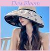 Sun Protection Hat With Butterfly Bow Summer Beach Wide Brim Sun Hat For Women