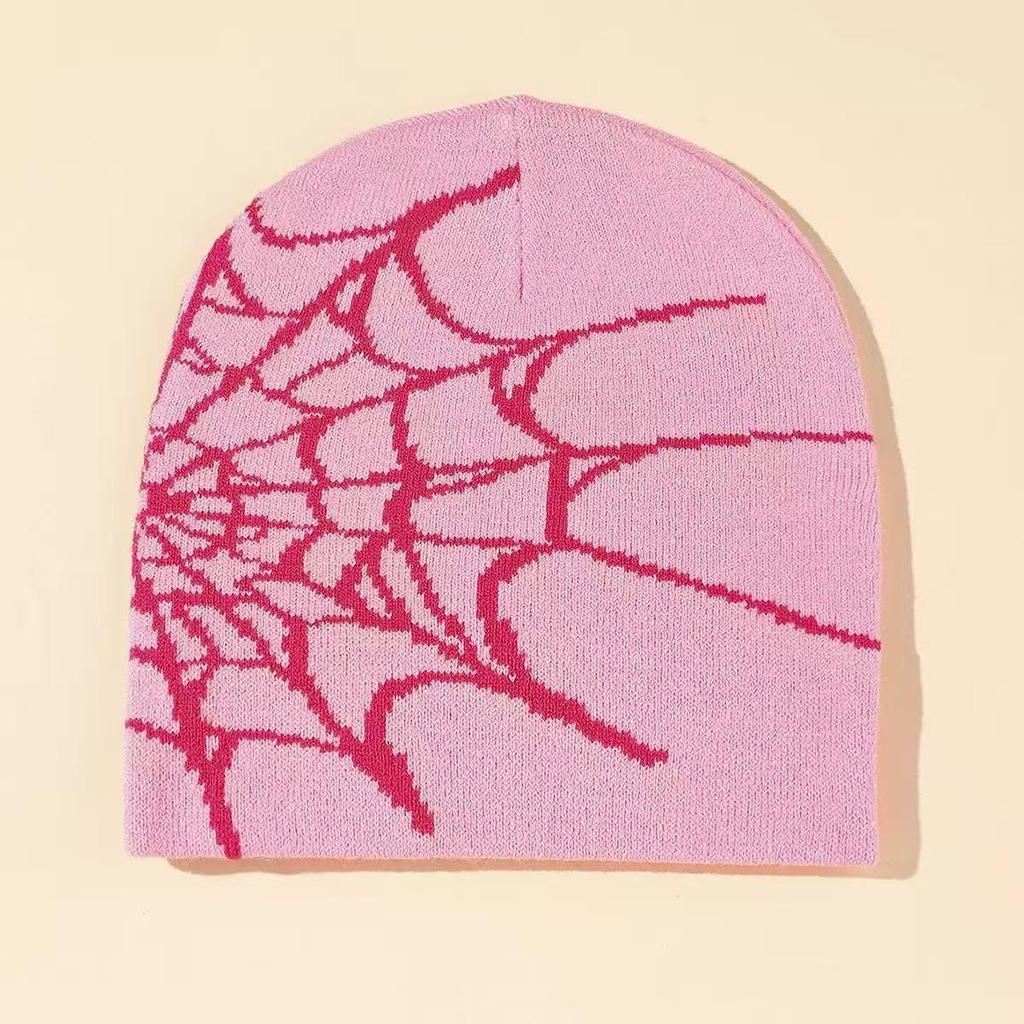 Herfst & Winter Koreaanse Stijl Spinnenweb Gebreide Muts - Warme Wol, Veelzijdig, Trendy