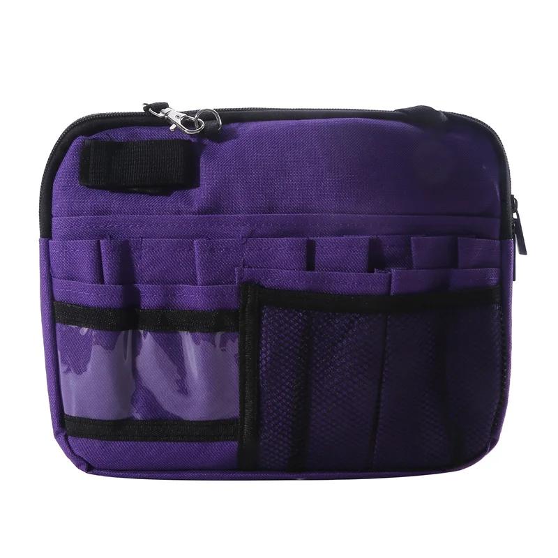 

Nurse Fanny Pack Multi Pocket Waist Organizer Belt with Adjustable Waist Strap Nurse Waist Pouch Organizer Pouch Portable New фиолетовый