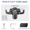 Trailer Towing Chain Organizer with 7 Way Plug Holder, Heavy Duty RV Tongue Jack Accessories Fit for 2  and 2 ¼