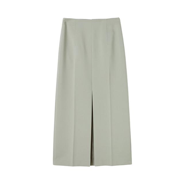 Rap Slit H-Line Long Skirt Ar1Ws272