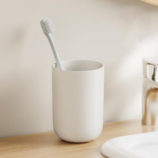 Mouthwash Cup Food Grade Student Dormitory Cup Anti-Slip Silicone Base Quick Drain Design Bathroom Cup