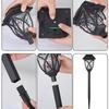 2Pcs Garden Solar Lamp Outdoor Waterproof Pathway Light Garden Lawn Flower Bed Yard Patio Driveway Walkway Path LED Lighting