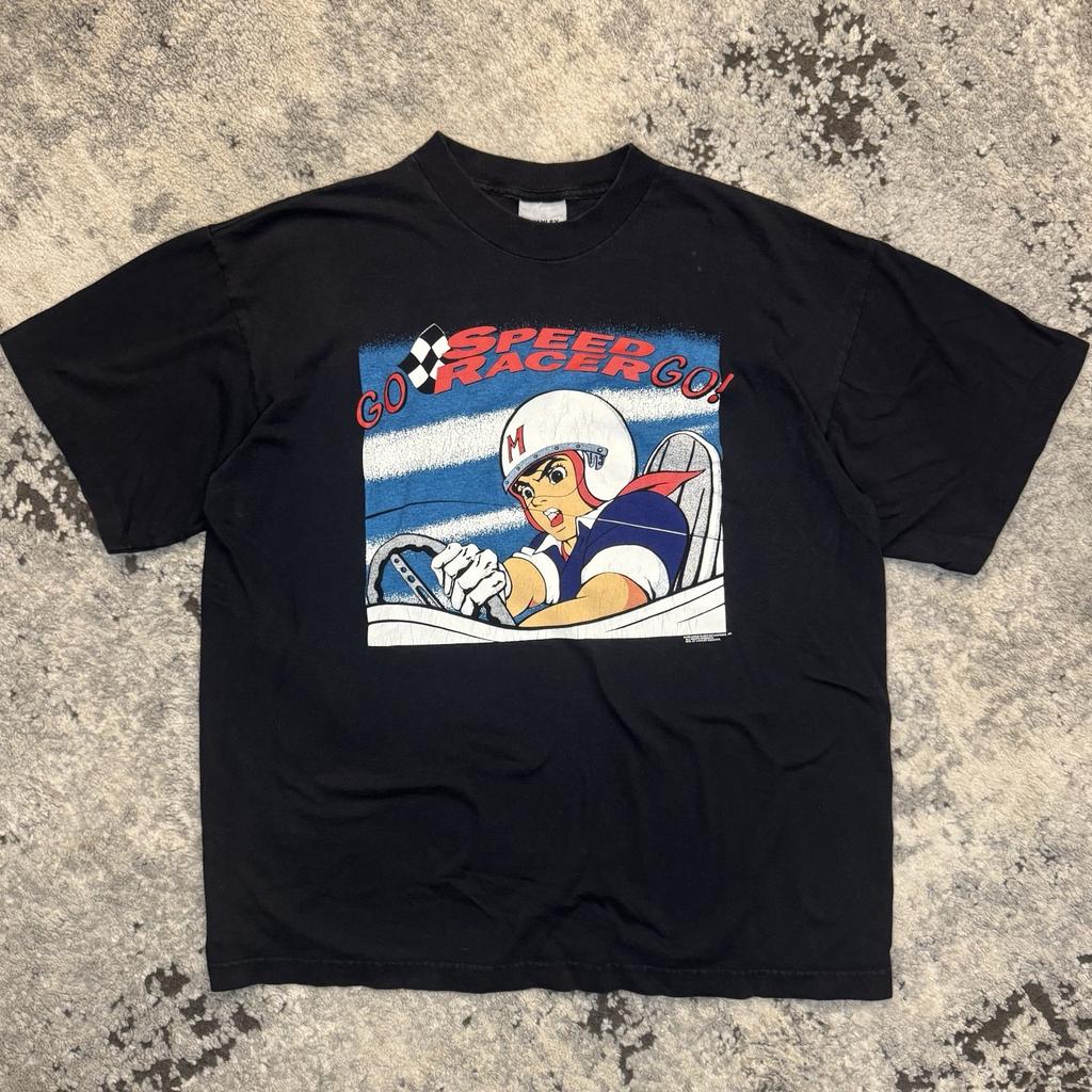 Vintage Rare Stanley Desantis 1993 Speed Racer T-Shirt Size XL Single Stitch Unisex T-Shirt