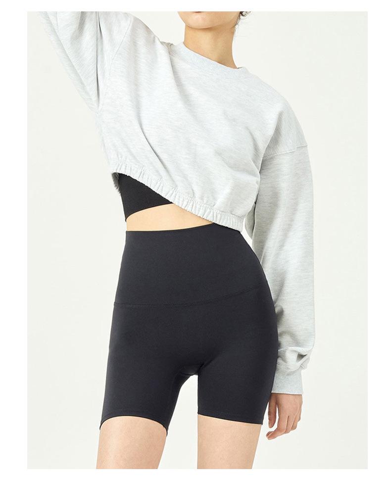 2024 Autumn/Winter Women's American Streetwear Pure Cotton Cropped Sweatshirt