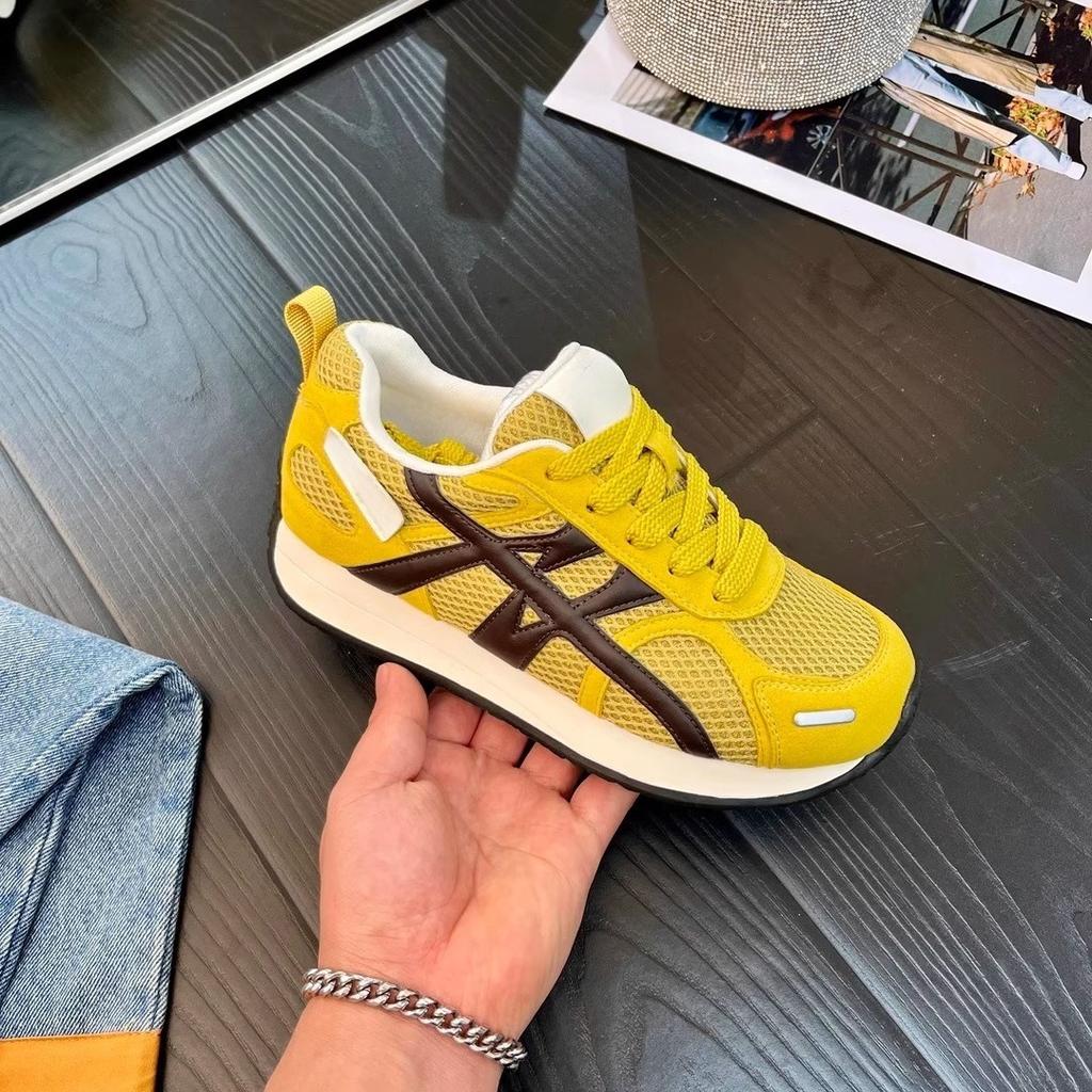 2025 spring Forrest Gump training shoes women's new sports and leisure shoes popular versatile soft-soled breathable waffles