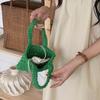 Exquisite Woven Tote Handbag Bohemian Hollowed Out Beach Bag Fashion Crochet Knitted Bag  Travel