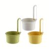 2pcs Multi Purpose Hanging Filter Sink Basket Push button drain and storage design, split filter, one second installation, durable plastic, kitchen