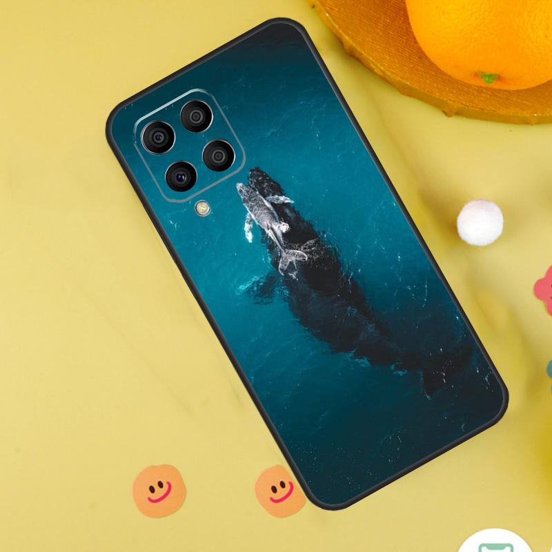 Ocean Whale Shark Swimming Case For Samsung Galaxy M15 M35 M55 M11 M14 M34 M54 M31 M13 M53 M51 M12 M32 M52 M16 M36 M56