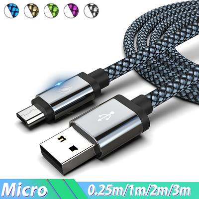 Micro USB Phone Cable Android Charger Cable Kabel USB Charging Wire Cord for Samsung S6 S7 Huawei OPPO Oneplus Xiaomi Redmi 5 Plus 7A 7 6 6A S2 AVE