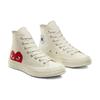 Patta X Converse Chuck 70 Comfortable and Versatile Shock-absorbing and Wear-resistant High-top Board Shoes Unisex White and Red