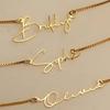 Hypoallergenic Stainless Steel Diy Name Plate Special Gift Necklace Personal Long-lasting Nameplate Jewelry