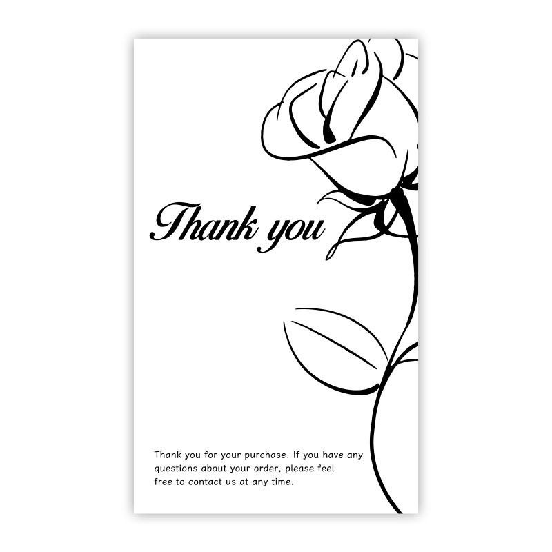 50-pack Airplane-Themed Thank You Box Sealing Stickers for Packaging and Decoration