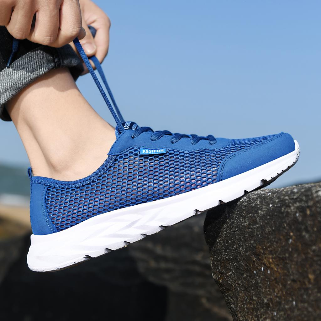 Fashion Men's Sports Shoes for Lazy People in Summer, Lightweight and Cheap Mesh Casual Shoes for Men, Tenis Masculino Zapatillas Hombre