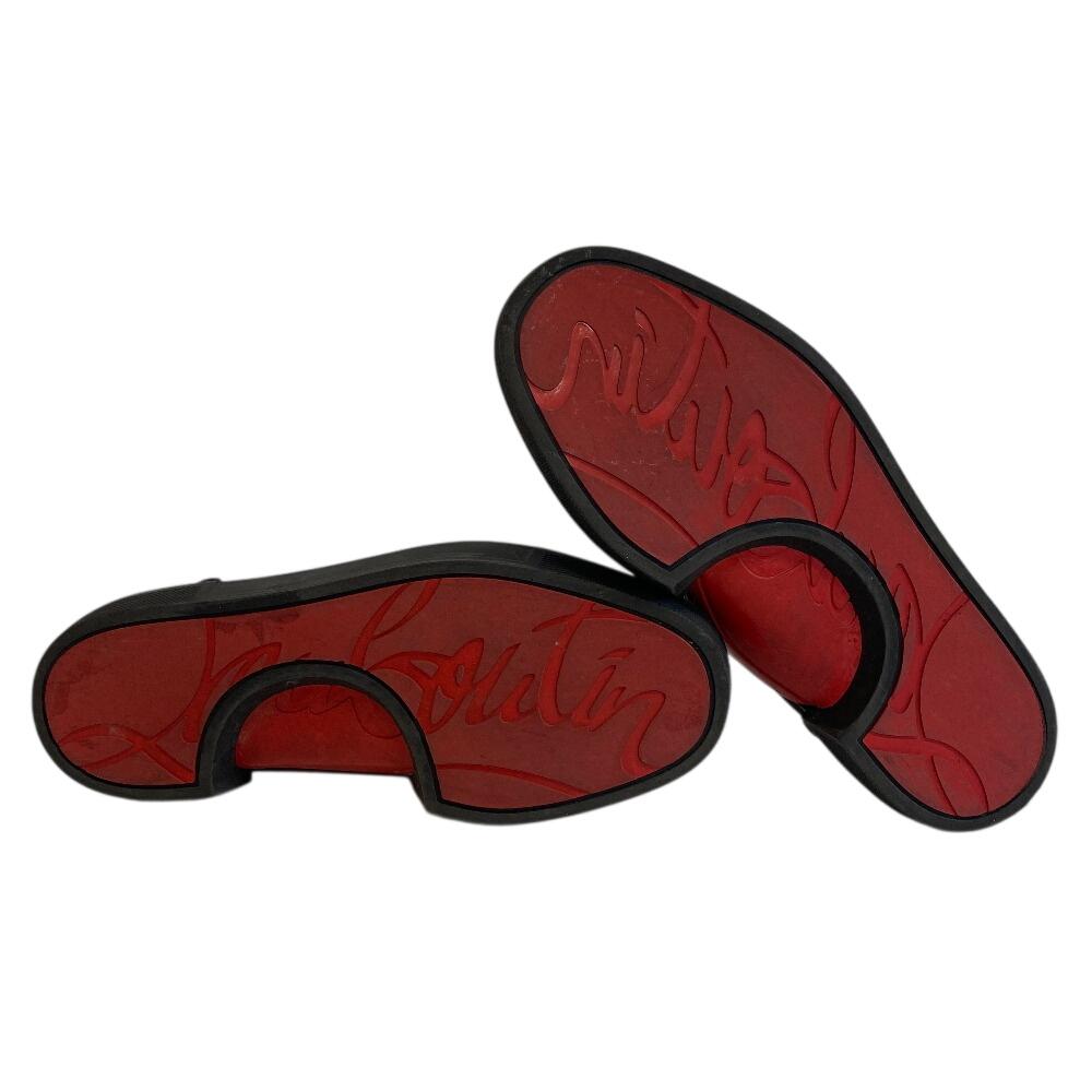 Christian Louboutin Low cut Patent leather Lewis Junior sneakers black Patent leather mens Used