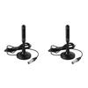 5-1pc TV Antenna 10m/5m/3m Coax Cable Digital TV Antenna DVB-T DVB-T2 DAB Indoor Outdoor Digital HD Freeview Aerial for Smart TV