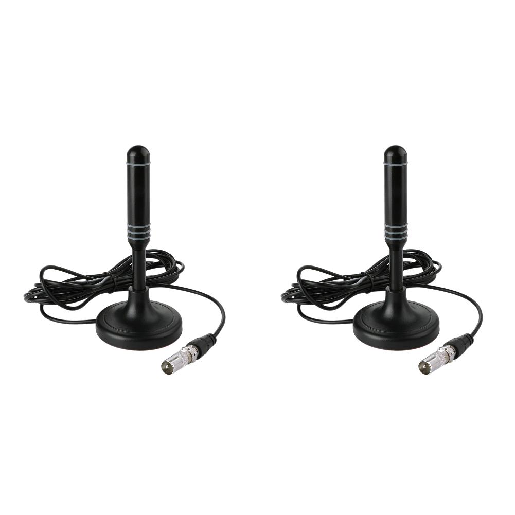 5-1pc TV Antenna 10m/5m/3m Coax Cable Digital TV Antenna DVB-T DVB-T2 DAB Indoor Outdoor Digital HD Freeview Aerial for Smart TV