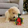 Bite-Resistant Dog Squeaky Ball Santa Claus Christmas Pet Toy Ball  Teeth Grinding