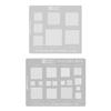 AMAOE 2Pcs Multifunction Solder Tin Planting Template Planting Tin Net for Phone CPU IC Chip Repair