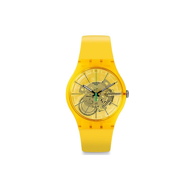 SWATCH Unisex Yellow Watch SUOJ108 SUOJ108 Yellow