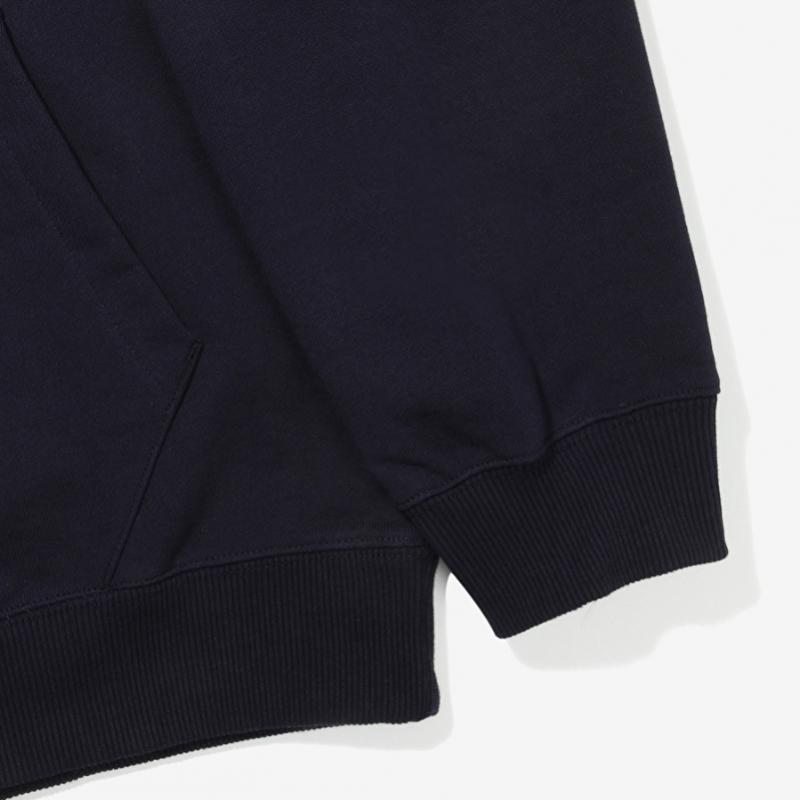 Yüksek Yaka Yarım Fermuarlı Lacivert