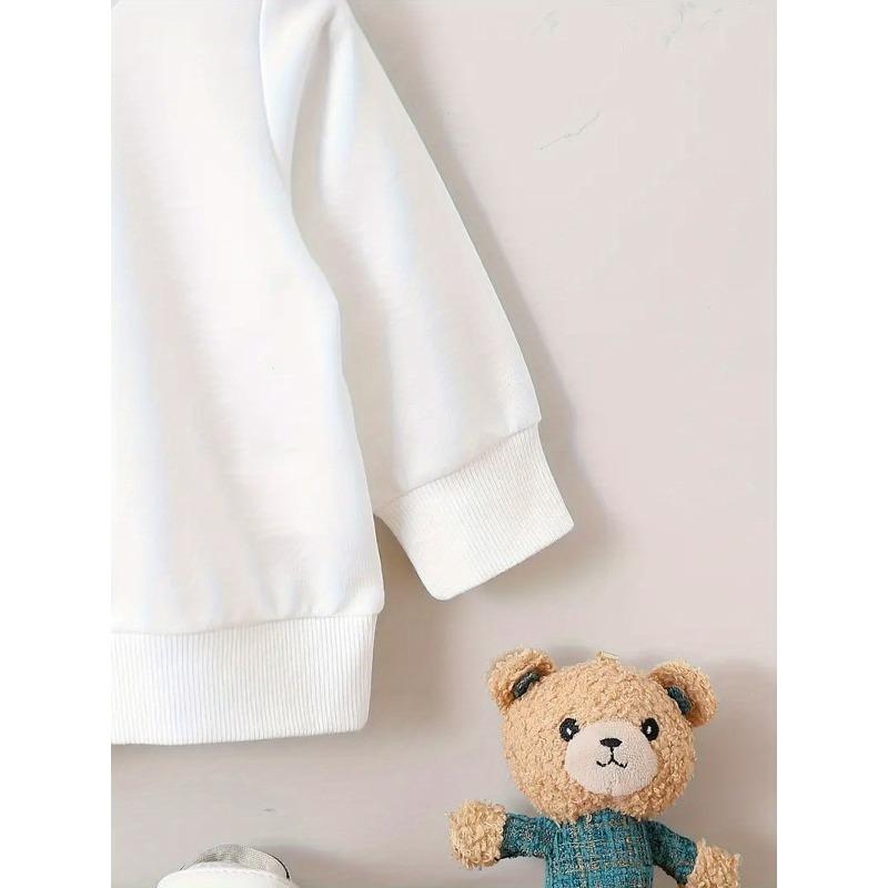 European sizes Cute And Easy Print Design, Comfortable Round-Neck Sweatshirt for  Kids