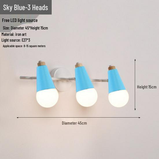 Modern Nordic Wall Lamp: Stylish Lighting for Bedroom, Living Room, Bar, or Staircase