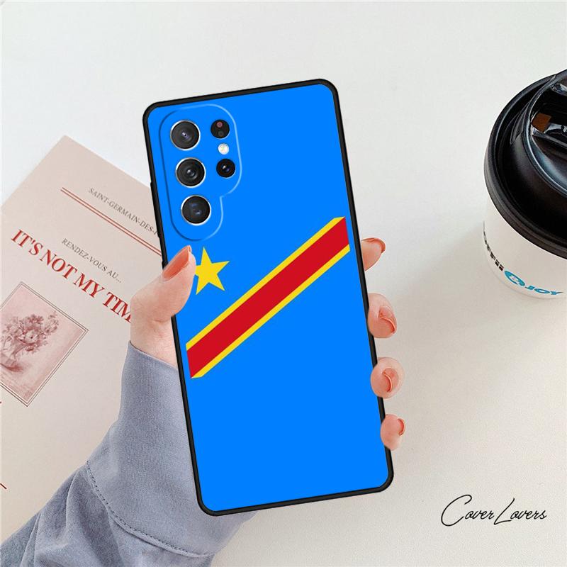 

Democratic Republic of Congo Flag phone case For Samsung Galaxy S24 S25 S23 S22 Ultra Note 10 20 Plus S20 S21 FE Cover Note10 Pro(Plus)