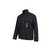 Martial Arts Stand Collar Woven Jacket Black Men's HE5137