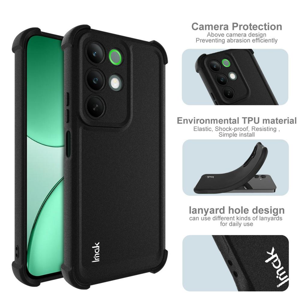 IMAK Pro Realme C85 5G/15x (Indie) 5G Pouzdro TPU Kryt na telefon Airbag Nárazuvzdorná ochrana