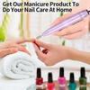 YIKOOLIN Electric Nail Drill for Acrylic Gel Nails Portable Electric Nail File Machine Manicure Pedicure Tool Mini Nail Drill