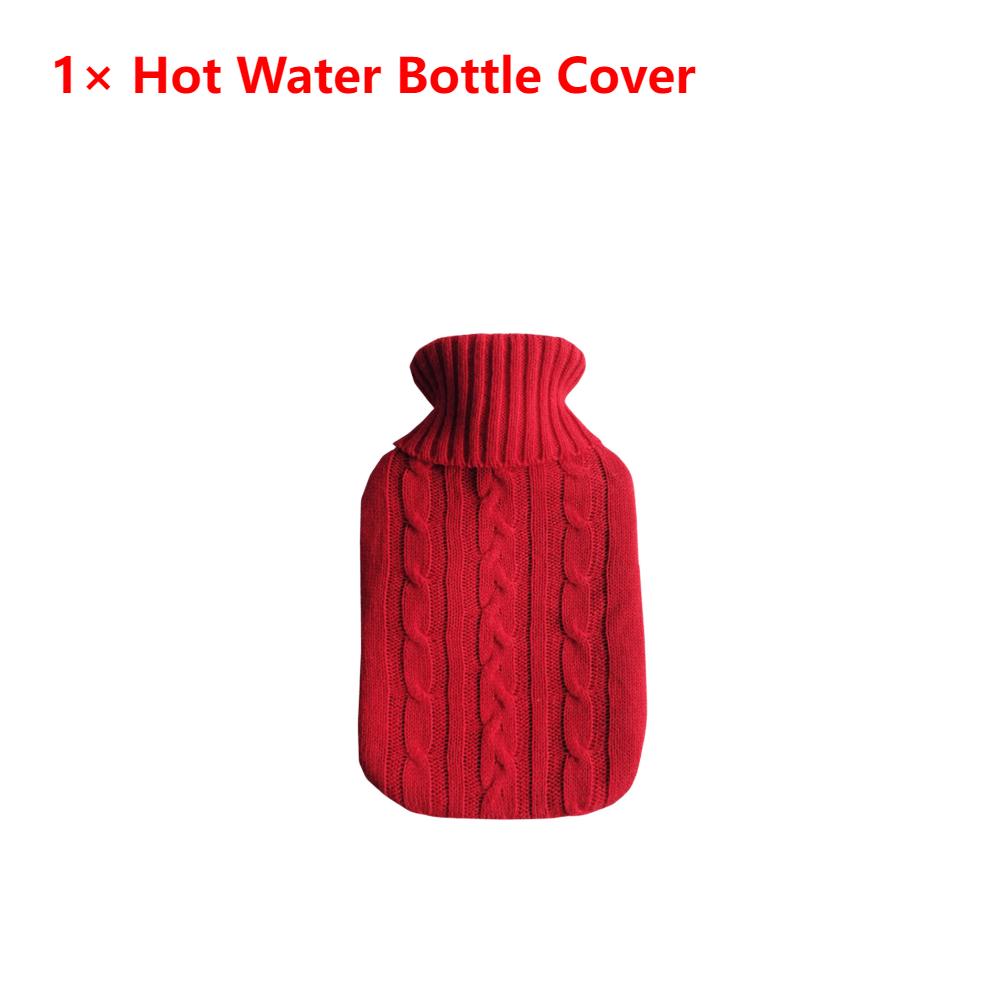 2000ml Large Hot Water Bag Electric Water Bag Hot Water Bottle Plush Hand Hot Pack Cover Reusable Big Hand Warmer Water Bottle