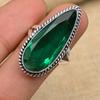 Beautiful Green Tourmaline Gemstone Handmade 925 Sterling Silver Ring Jewelry