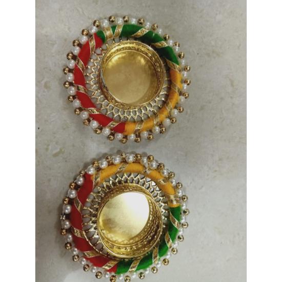 Handmade Beautiful T Light Candle Holder for Home Decorations for Party Festivals Wedding and Event Decorations Set of 5