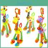 Giraffe Baby Car Mobiles Plush Hanging Toy For Infant Bed Decor
