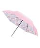 Estaa Sun and Rain Gradient Floral Heat Sun UV Peach (Esta) Women's Parasol, Umbrella, Foldable, Compact, Pattern, Shielding, Protection, Cut, 50cm,