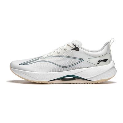 Li Ning Super Light 21 Slip Resistant, Abrasion Resistant, Breathable Low Top Casual Running Shoes Men's Ivory ARBU001-33