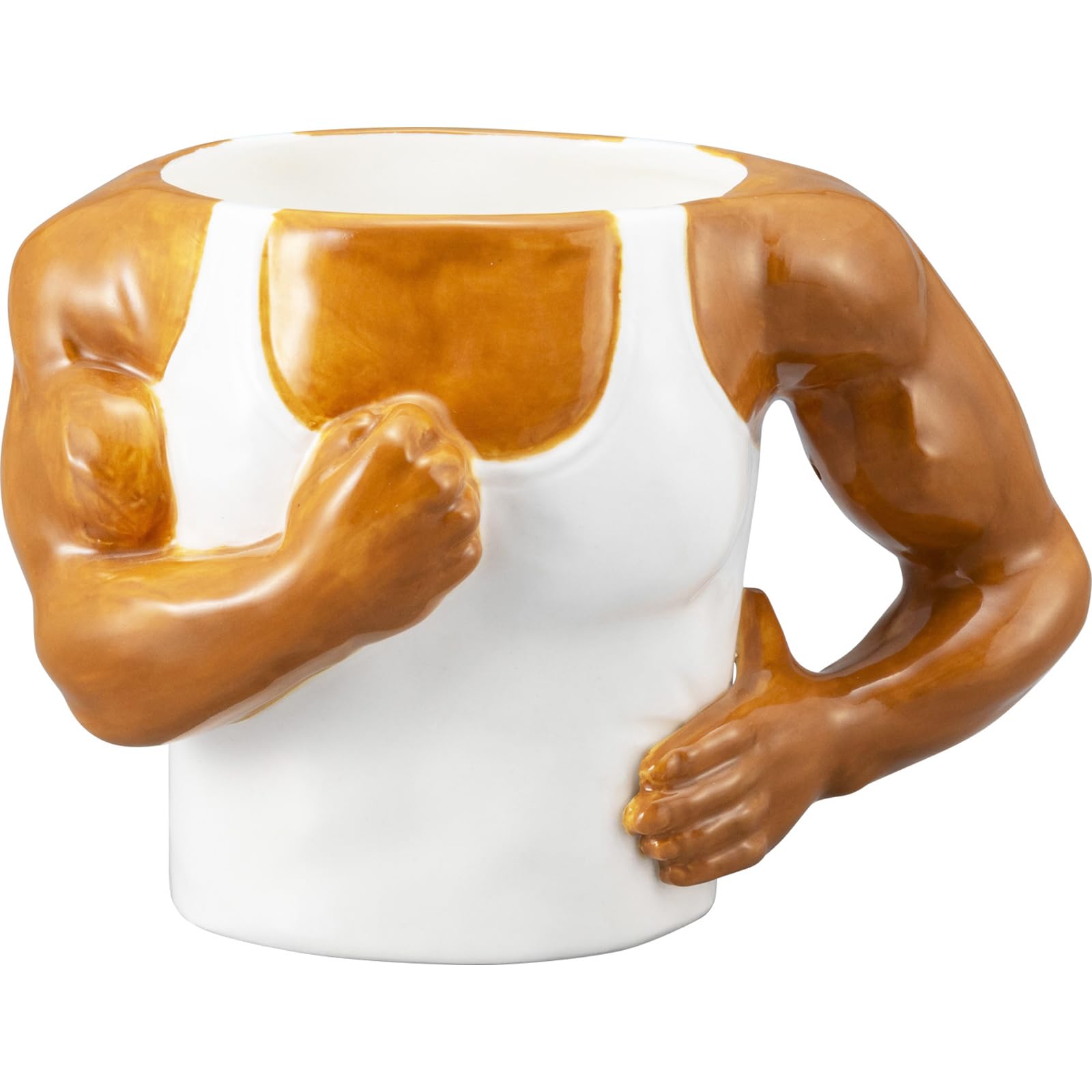 

Sun Art Kinnikun Muscle Power Mug Large 350cc Mug, Perfect for Strength Training, Gym, Protein, and Muscle Building, SAN4233
